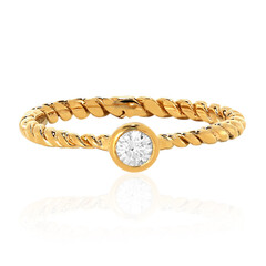 Bague en argent et Topaze blanche
