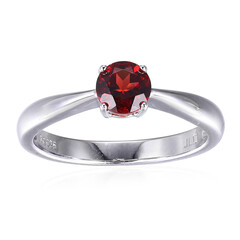 Bague en argent et Grenat
