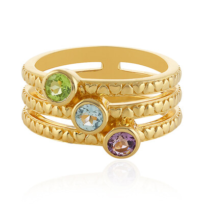 Bague en argent et Topaze bleu ciel