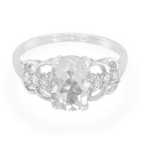 Bague en argent et Pétalite