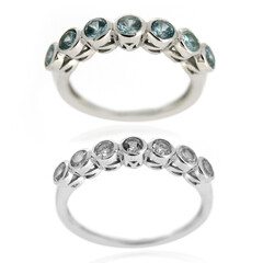 Bague en argent et Zircon de Ratanakiri