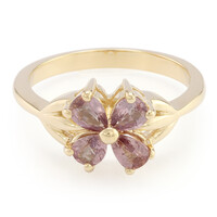 Bague en or et Saphir Padparadscha non chauffé (AMAYANI)
