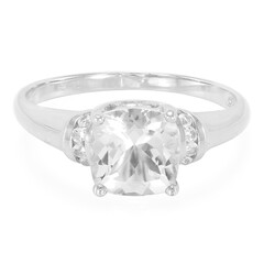 Bague en argent et Goshénite