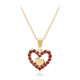 Collier en argent et Rubis