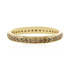 Bague en or et Diamant chocolat I1