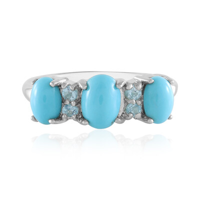 Bague en argent et Turquoise Sleeping Beauty (Faszination Türkis)