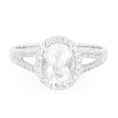 Bague en argent et Pétalite