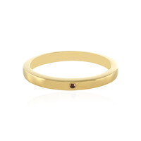 Bague en argent et Diamant rouge I3