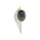Pendentif en argent et Labradorite (MONOSONO COLLECTION)