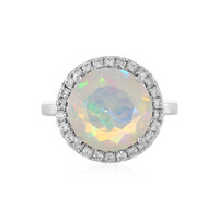 Bague en argent et Opale Welo
