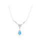 Collier en argent et Topaze bleu Suisse
