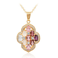 Collier en argent et Grenat Rhodolite