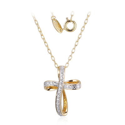 Collier en laiton et Diamant I3 (I) (Juwelo Style)