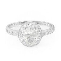 Bague en argent et Pétalite