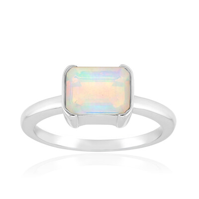 Bague en argent et Opale Welo