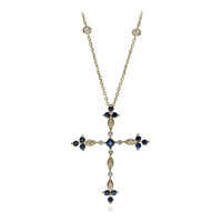 Collier en or et Saphir de Ceylan (CIRARI)
