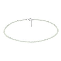 Collier en argent et Préhnite