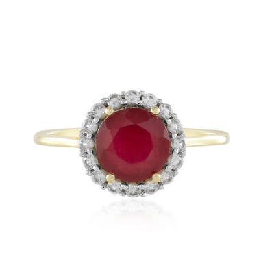 Bague en or et Rubis de Madagascar