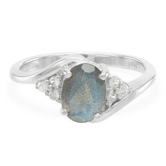 Bague en argent et Labradorite