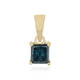 Pendentif en or et Diamant bleu I2