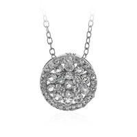 Collier en argent et Topaze blanche