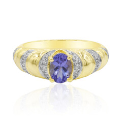 Bague en or et Tanzanite (de Melo)