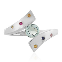 Bague en argent et Topaze bleu ciel