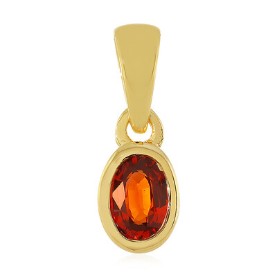 Pendentif en argent et Rubis rouge du soir