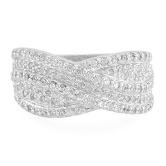 Bague en argent et Zircon
