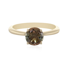 Bague en or et Pierre du Soleil de l’Orégon