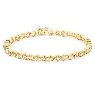 Bracelet en argent et Citrine