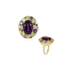 Bague en argent et Améthyste