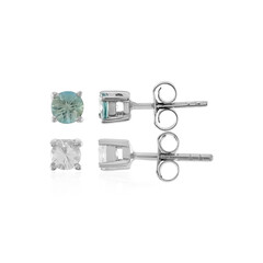 Boucles d'oreilles en argent et Zircon de Ratanakiri