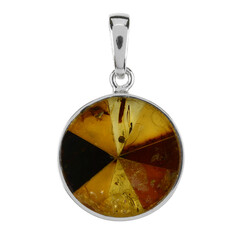 Pendentif en argent et Ambre baltique