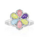 Bague en argent et Quartz rose pastel