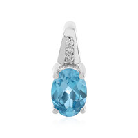 Pendentif en argent et Zircon de Ratanakiri