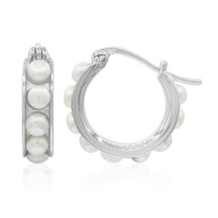Boucles d'oreilles en argent et Perle de culture d'eau douce (TPC)