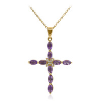 Collier en argent et Améthyste