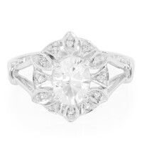 Bague en argent et Pétalite