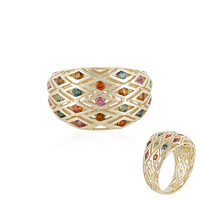 Bague en or et Indicolite (Ornaments by de Melo)
