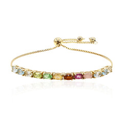 Bracelet en argent et Topaze bleu ciel