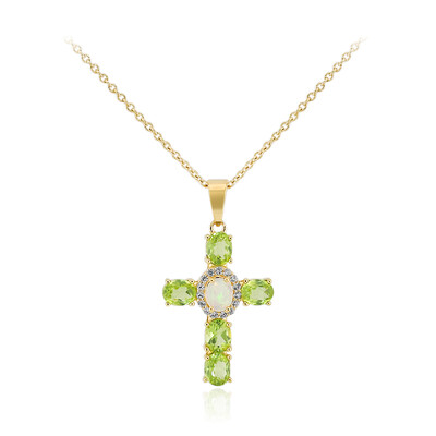 Collier en argent et Opale Welo