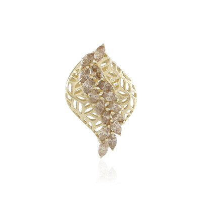 Pendentif en or et Diamant champagne I2 (Ornaments by de Melo)
