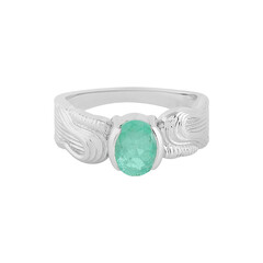 Bague en argent et Emeraude de Russie (SAELOCANA)