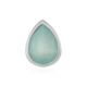 Pendentif en argent et Calcédoine d'eau (MONOSONO COLLECTION)