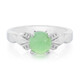 Bague en argent et Chrysoprase impériale