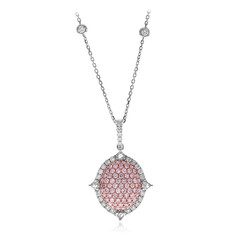 Collier en or et Diamant rose I1 (CIRARI)
