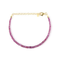 Bracelet en argent et Rubis de Tanzanie