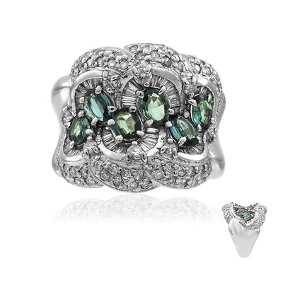 Bague en platine et Alexandrite (CIRARI)