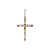 Pendentif en argent et Tourmaline